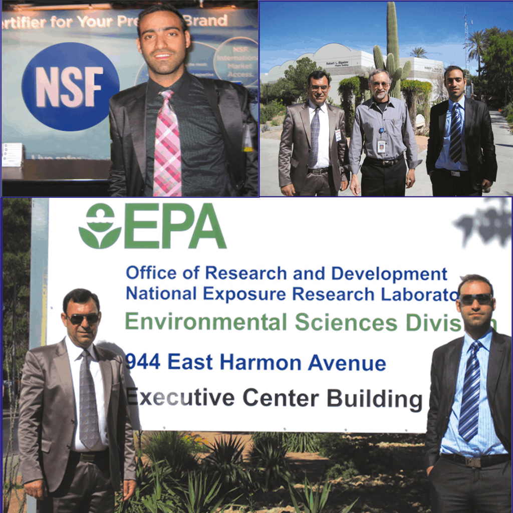 Visit the offices of the NSF and US EPA in the US